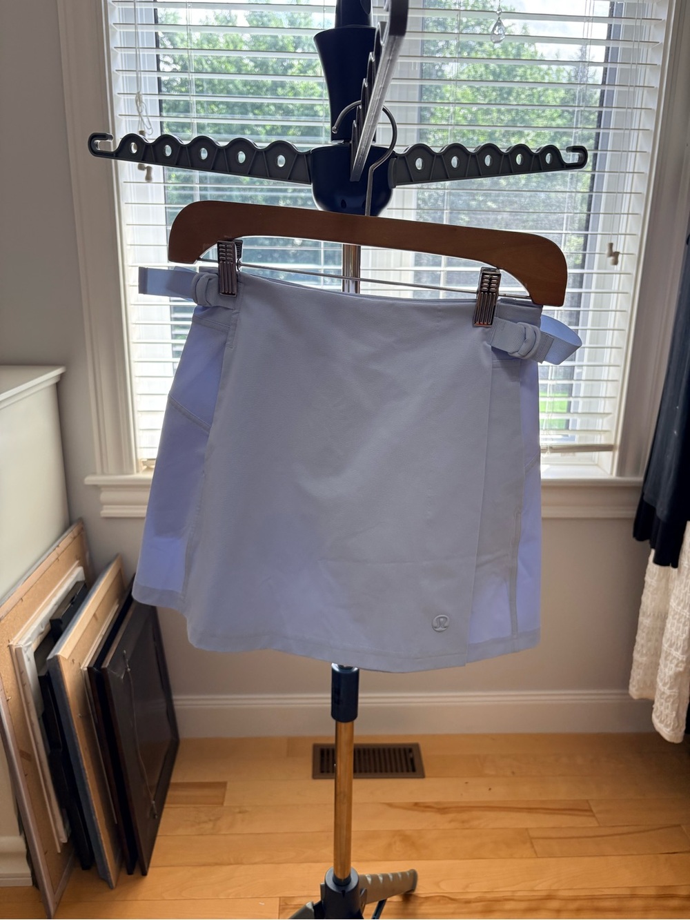 lululemon Golf Light Blue Athletic Skort with Built-in Shorts